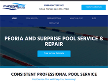 Tablet Screenshot of phoenixpropool.com